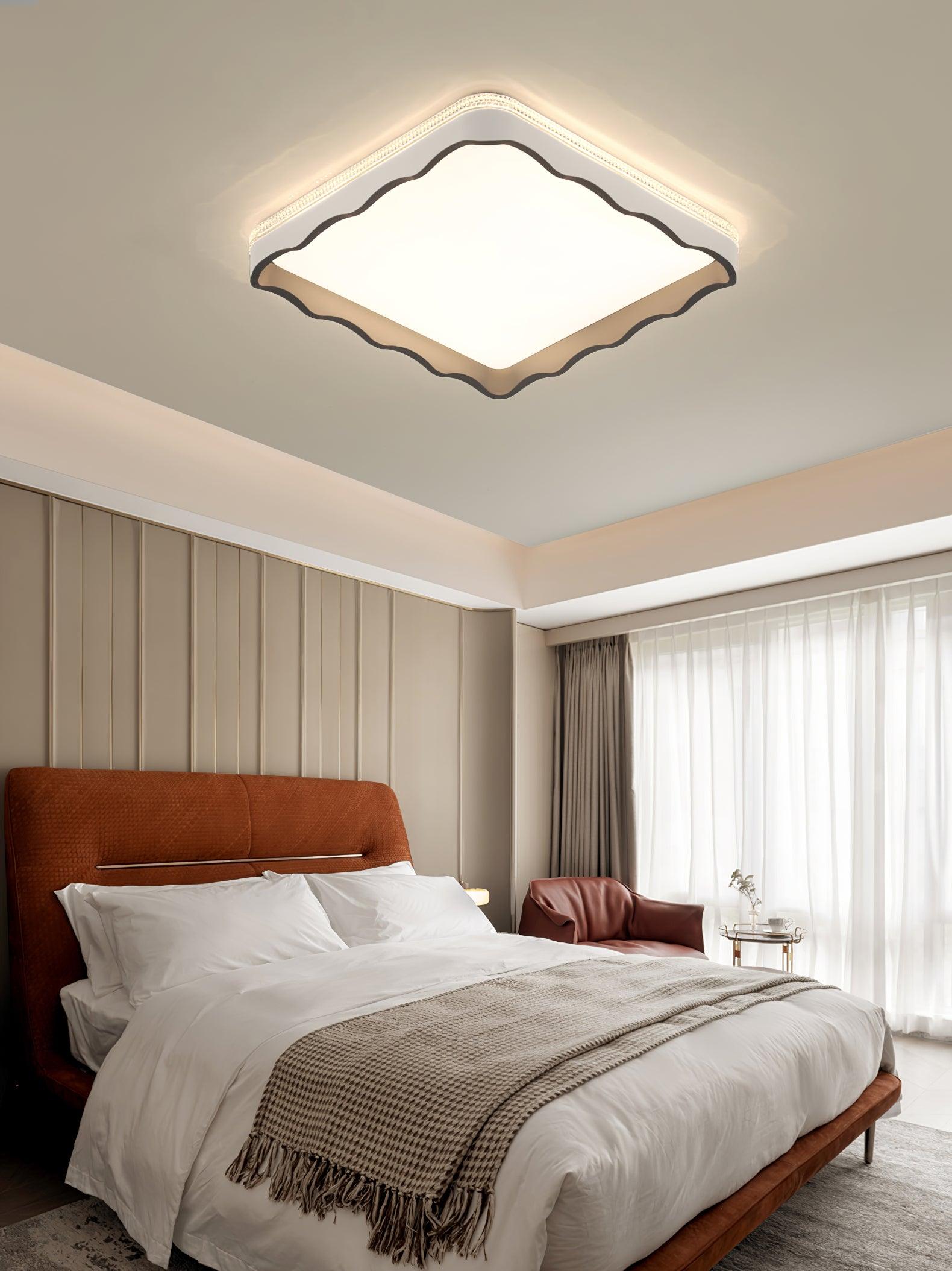 Lyric Round Modern LED Flush Mount Ceiling Light with Three Color Temperature Settings