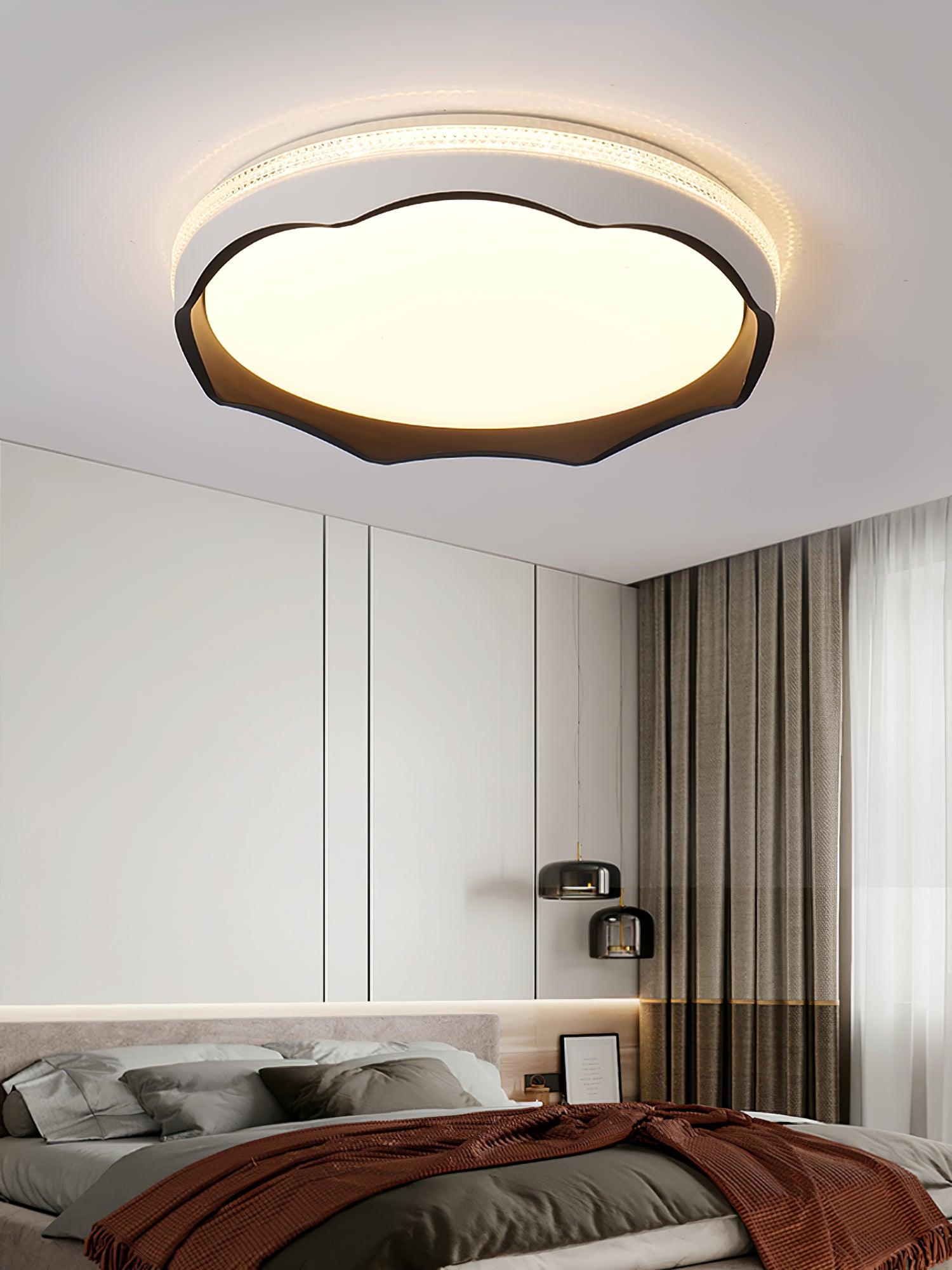 Lyric Round Modern LED Flush Mount Ceiling Light with Three Color Temperature Settings