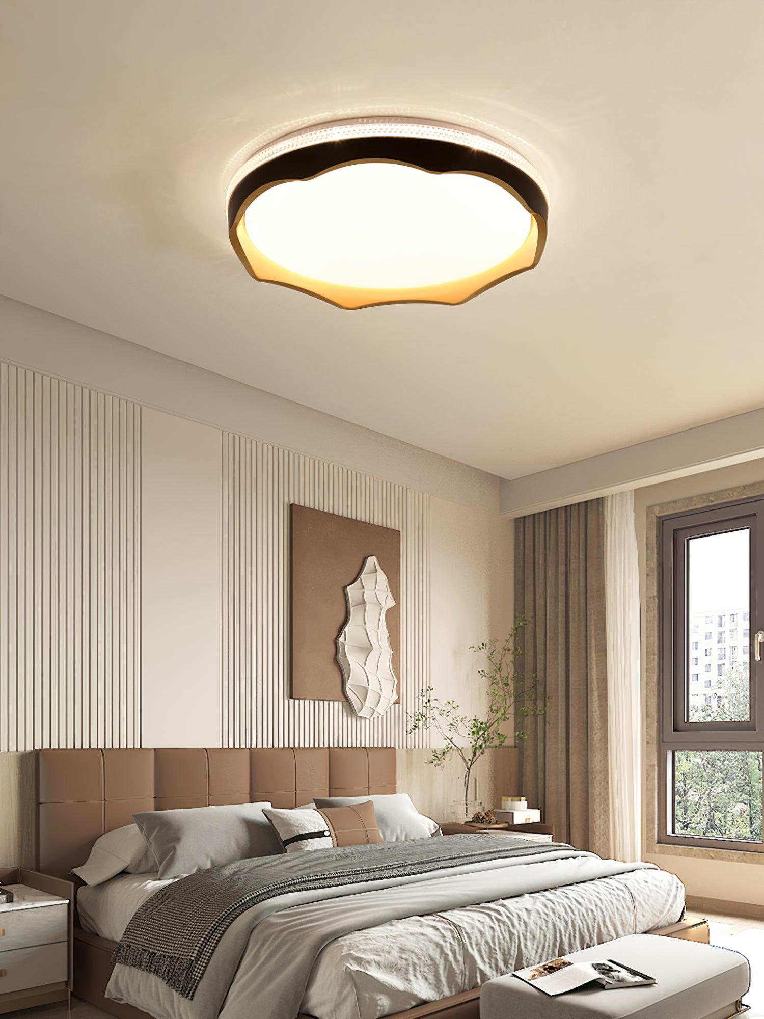 Lyric Round Modern LED Flush Mount Ceiling Light with Three Color Temperature Settings