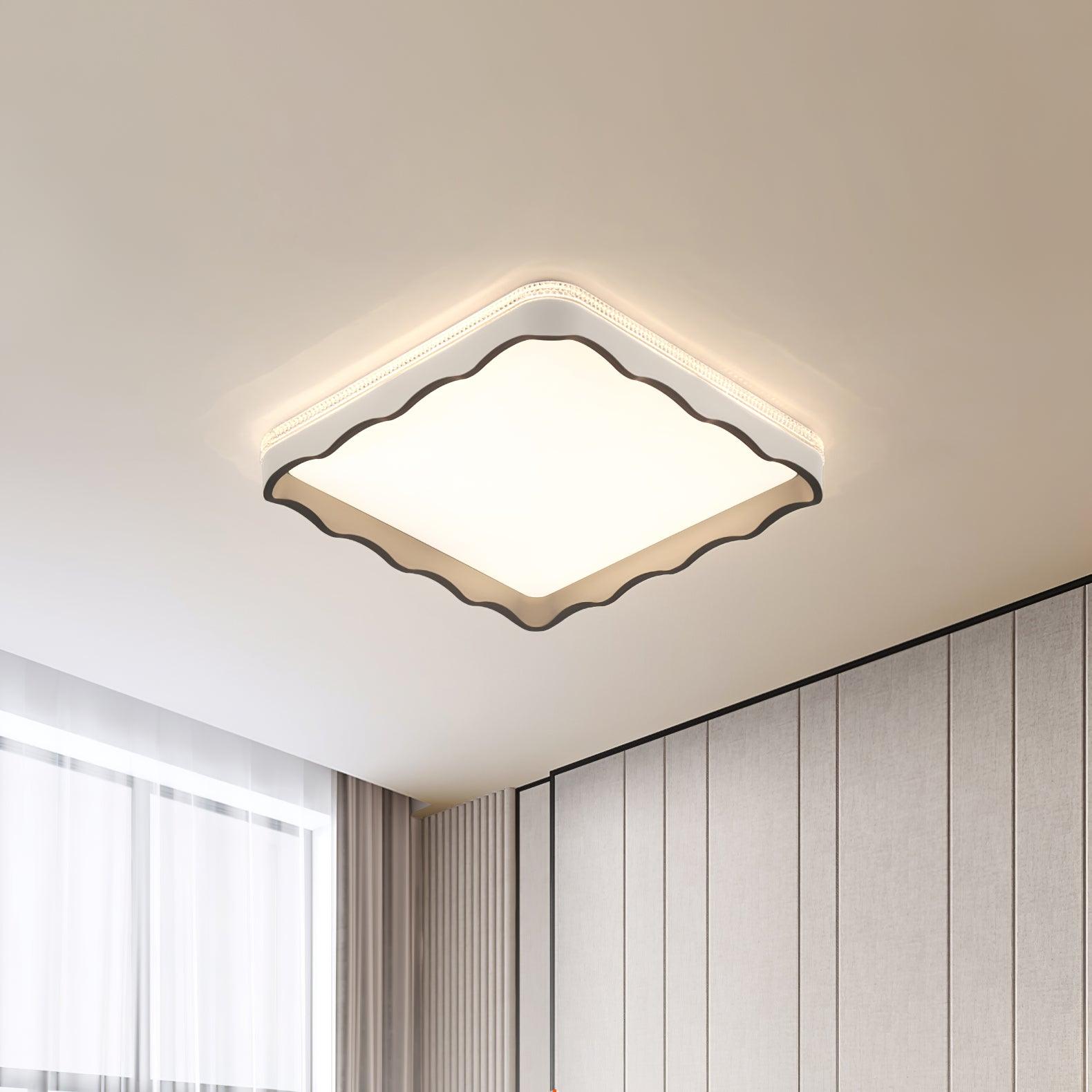 Lyric Round Modern LED Flush Mount Ceiling Light with Three Color Temperature Settings
