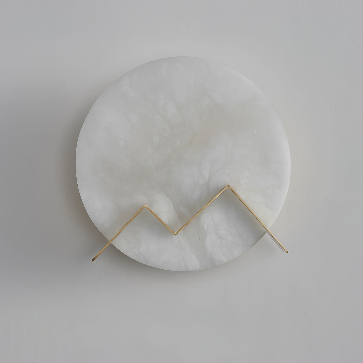 alabaster-stone-round-wall-sconce-integrated-led-light-with-natural-brass-finish-for-hallway