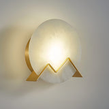 alabaster-stone-round-wall-sconce-integrated-led-light-with-natural-brass-finish-for-hallway