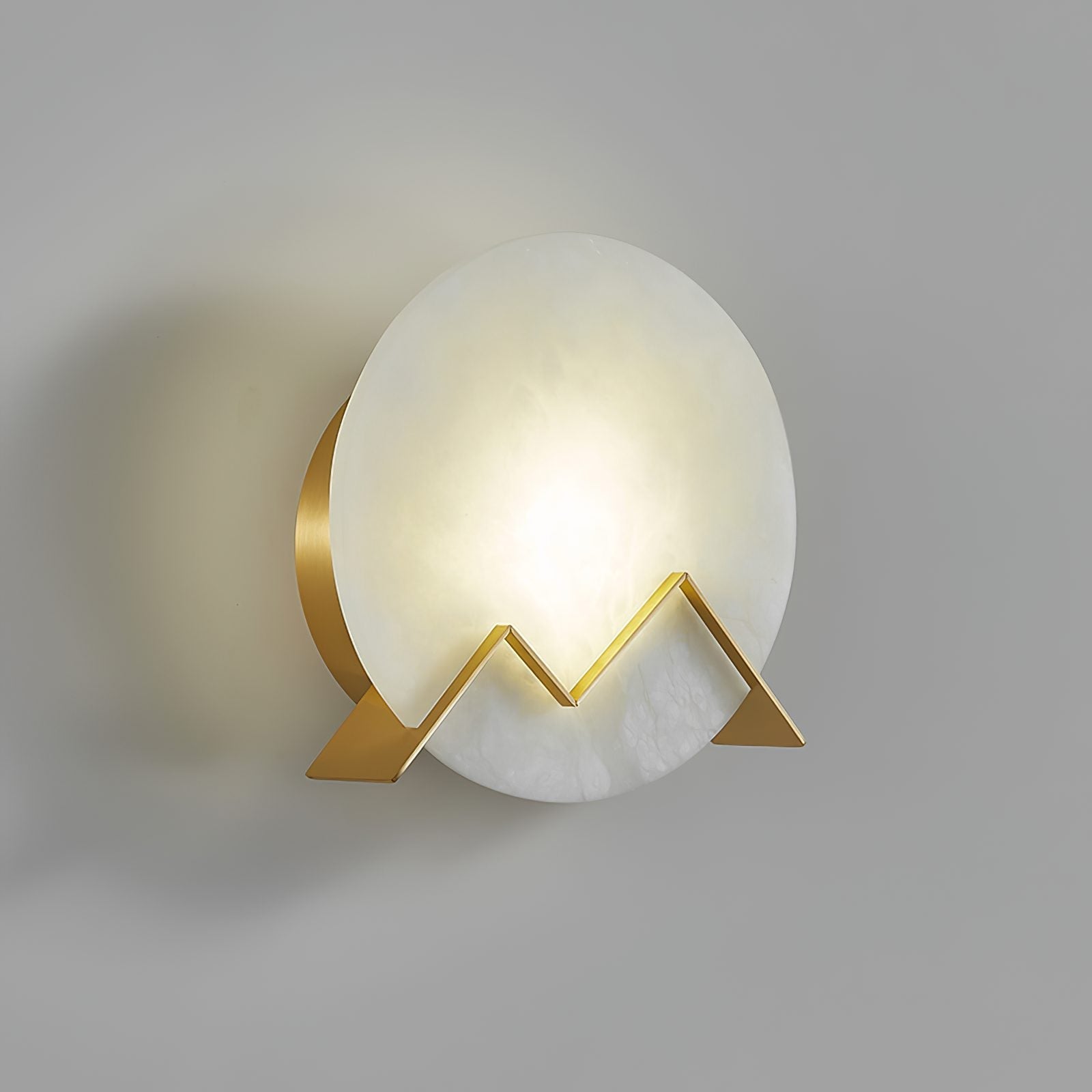 alabaster-stone-round-wall-sconce-integrated-led-light-with-natural-brass-finish-for-hallway