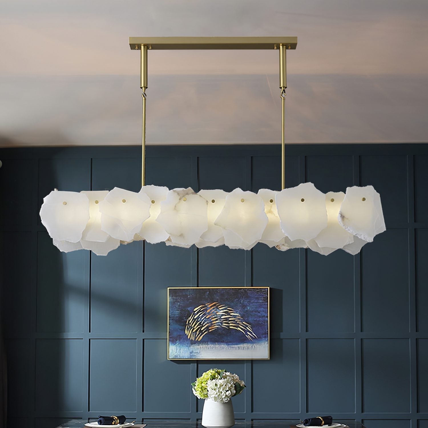 modern-brass-and-natural-white-alabaster-led-chandelier-for-luxury-dining-spaces