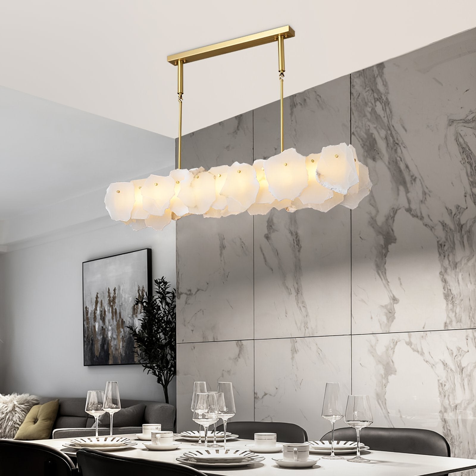 modern-brass-and-natural-white-alabaster-led-chandelier-for-luxury-dining-spaces