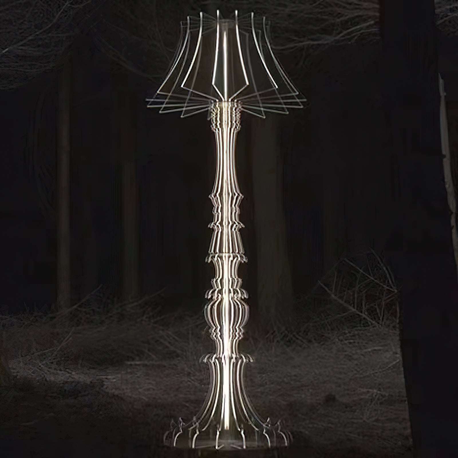 Josephine Contemporary Acrylic LED Table and Floor Lamp for Ambient Home Lighting