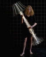 Josephine Contemporary Acrylic LED Table and Floor Lamp for Ambient Home Lighting