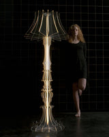 Josephine Contemporary Acrylic LED Table and Floor Lamp for Ambient Home Lighting