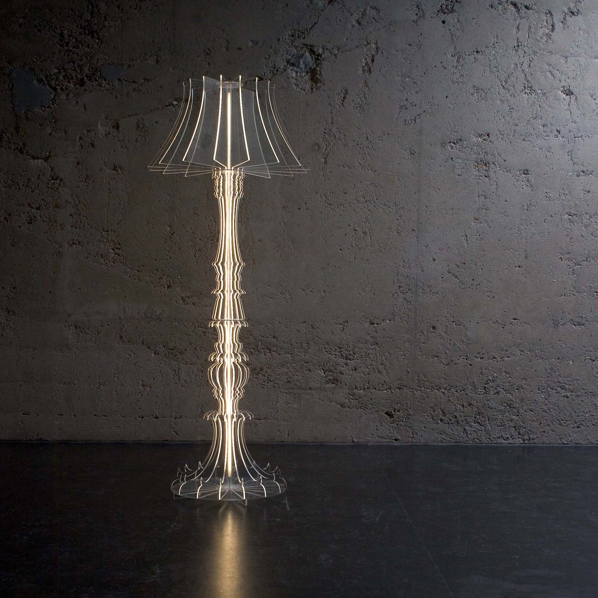 Josephine Contemporary Acrylic LED Table and Floor Lamp for Ambient Home Lighting