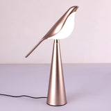 Modern Magpie Art Bird LED Table Lamp Elegant Task Lighting for Bedside and Office