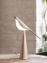 Modern Magpie Art Bird LED Table Lamp Elegant Task Lighting for Bedside and Office