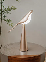 Modern Magpie Art Bird LED Table Lamp Elegant Task Lighting for Bedside and Office