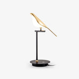Modern Bird Perch LED Table Lamp for Home Office and Bedside Decor