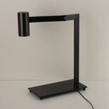 Modern Minimalist Circular LED Table Lamp with Integrated Lighting for Bedside and Desk
