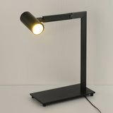 Modern Minimalist Circular LED Table Lamp with Integrated Lighting for Bedside and Desk