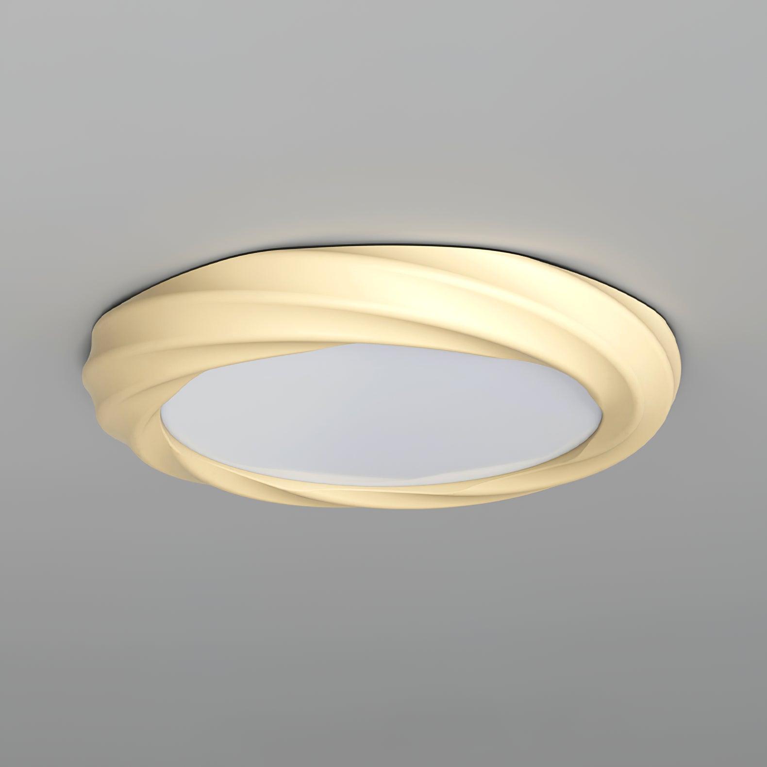 Maivy Modern Acrylic Resin Flush Mount Ceiling Light with Integrated 3 Color LED
