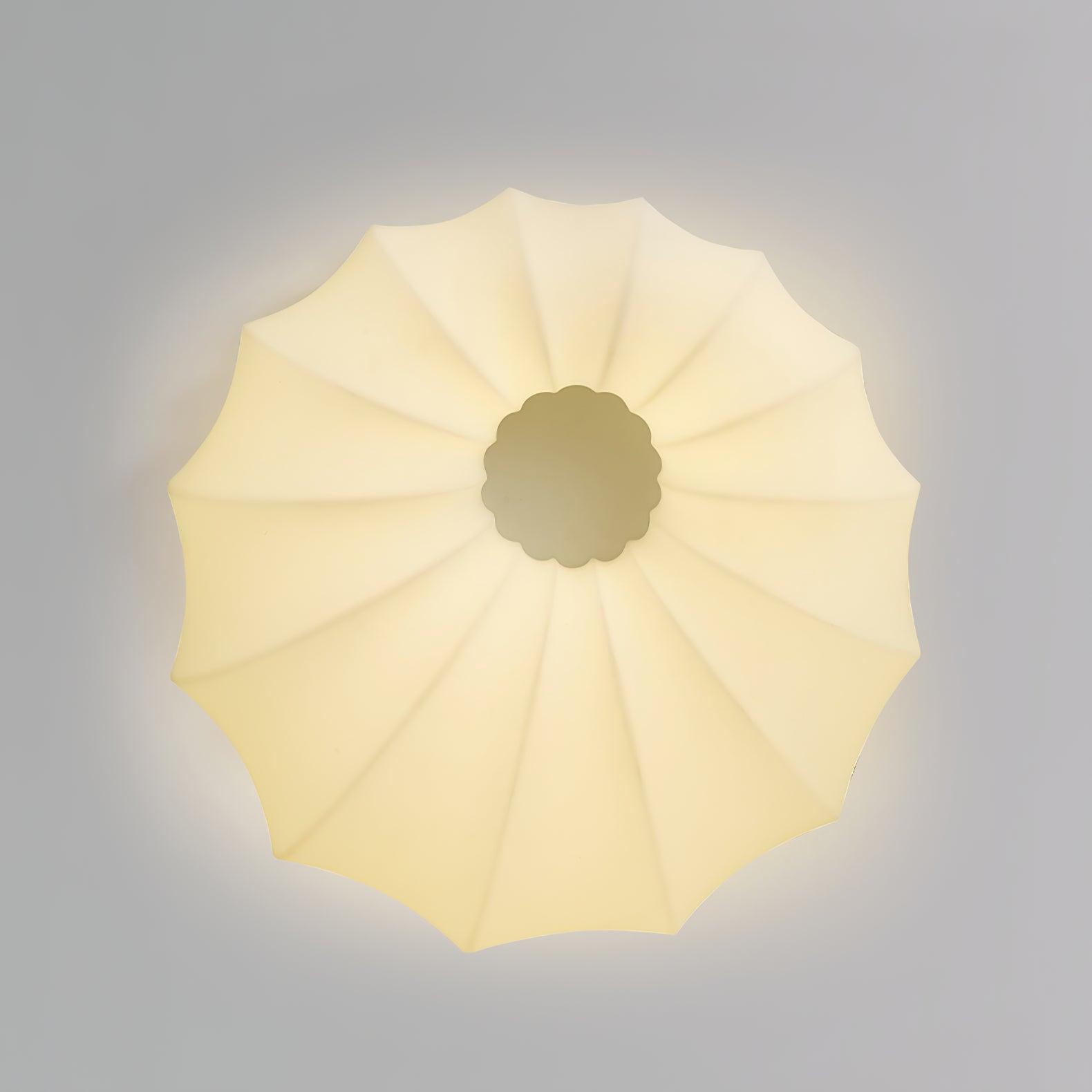 Malibu Modern Minimalist LED Ceiling Lamp White Metal Flush Mount Overhead Lighting