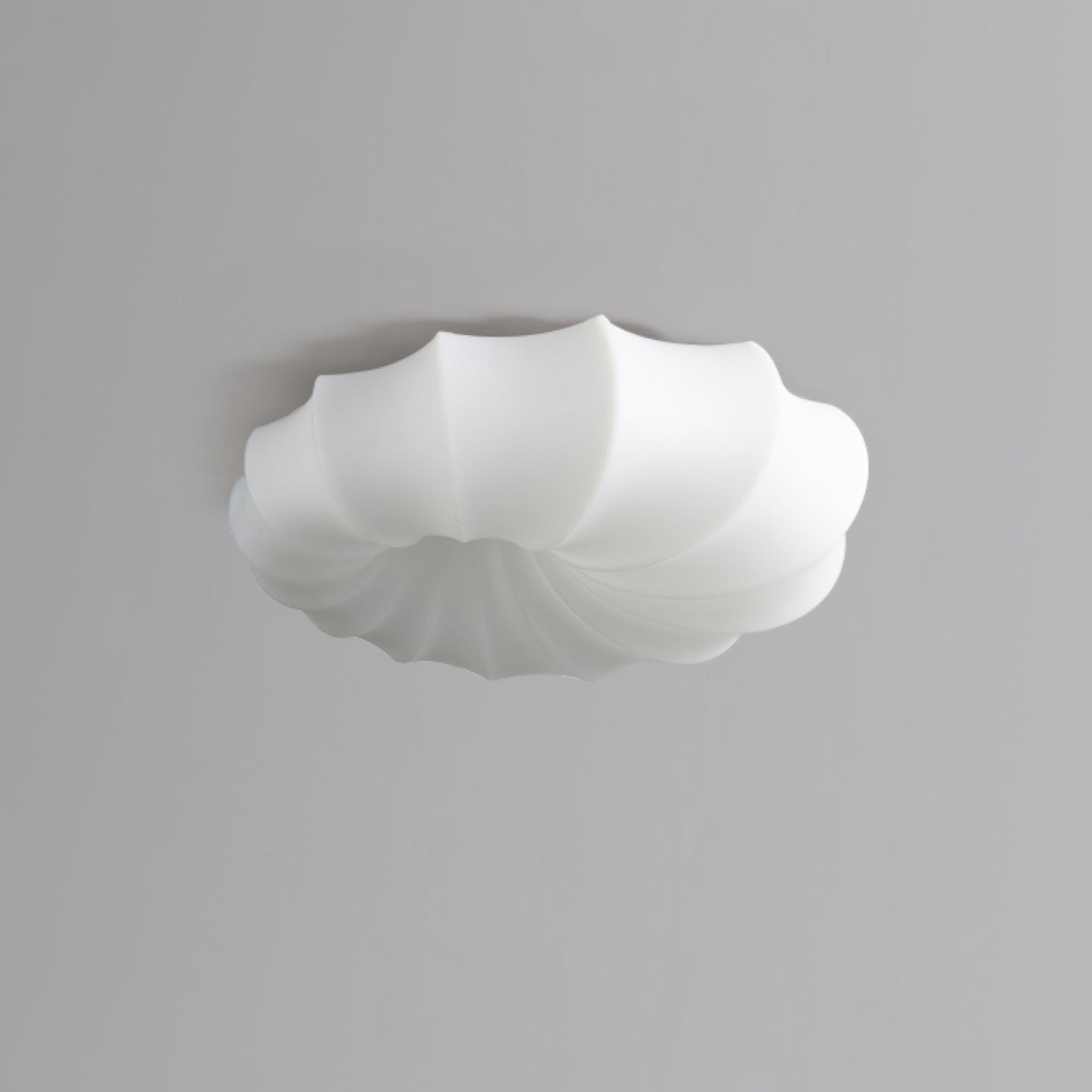 Malibu Modern Minimalist LED Ceiling Lamp White Metal Flush Mount Overhead Lighting