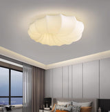 Malibu Modern Minimalist LED Ceiling Lamp White Metal Flush Mount Overhead Lighting
