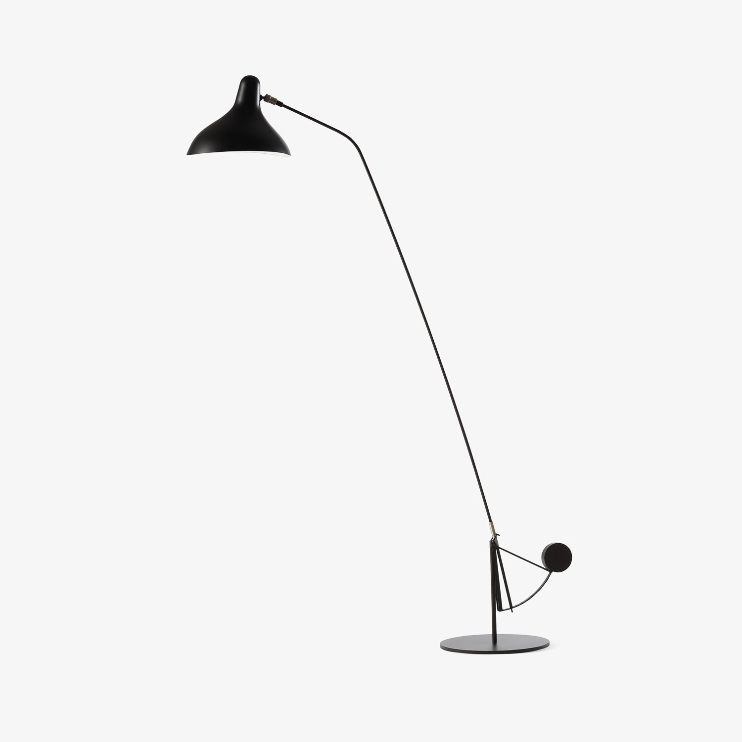 Modern Adjustable Mantis Arm Floor Lamp Rotating Industrial Metal Standing Light for Bedroom
