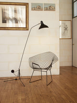 Modern Adjustable Mantis Arm Floor Lamp Rotating Industrial Metal Standing Light for Bedroom