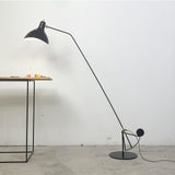 Modern Adjustable Mantis Arm Floor Lamp Rotating Industrial Metal Standing Light for Bedroom