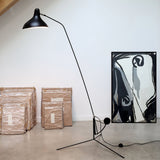 Modern Adjustable Mantis Arm Floor Lamp Rotating Industrial Metal Standing Light for Bedroom