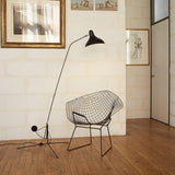 Modern Adjustable Mantis Arm Floor Lamp Rotating Industrial Metal Standing Light for Bedroom