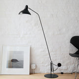 Modern Adjustable Mantis Arm Floor Lamp Rotating Industrial Metal Standing Light for Bedroom
