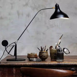 Modern Mantis Arm Table Lamp Minimalist Black Metal Desk Light for Living Room