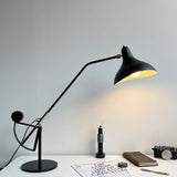 Modern Mantis Arm Table Lamp Minimalist Black Metal Desk Light for Living Room