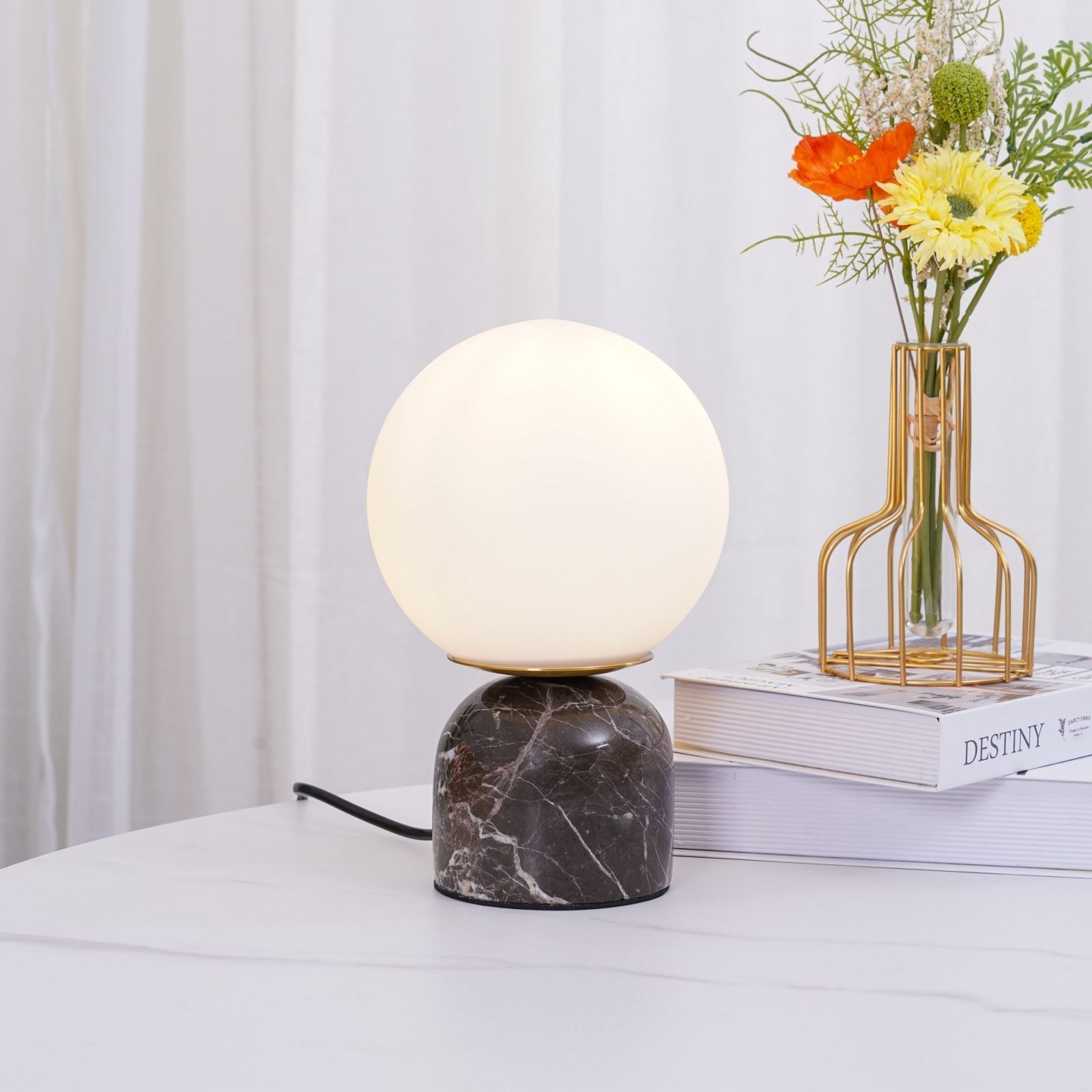 modern-marble-mini-table-lamp-with-frosted-opal-glass-globe-accent-light-for-bedside-and-desk