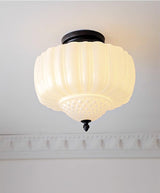 Marlo Contemporary Metal and Glass Flush Mount Ceiling Light for Modern Interiors