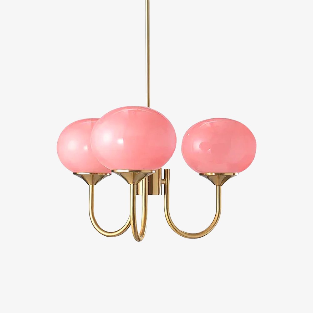 modern-marshmallow-pink-glass-pendant-light-gold-finish-ceiling-chandelier-lighting