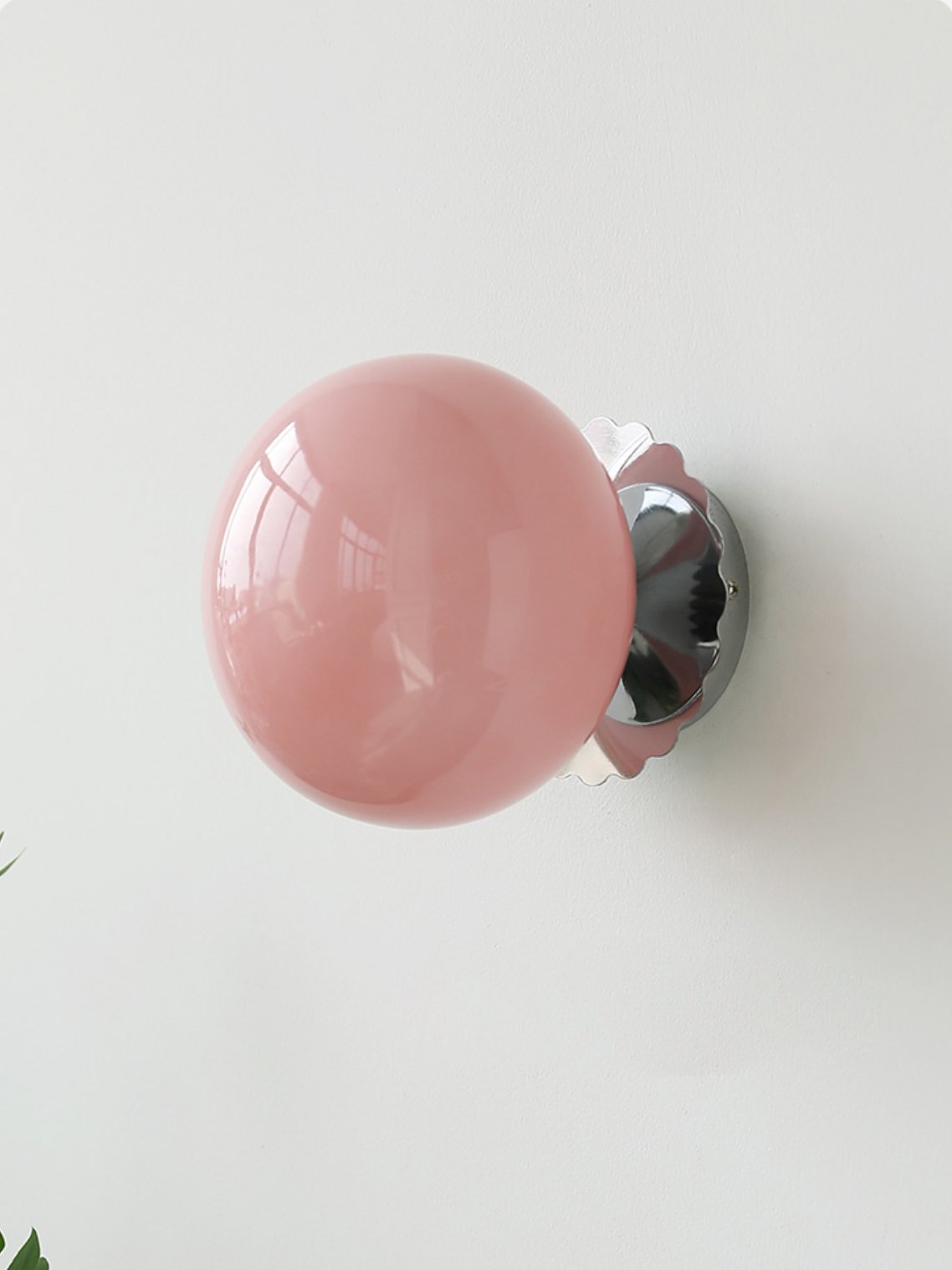 elegant-pink-glass-marshmallow-wall-sconce-for-modern-home-interior-lighting