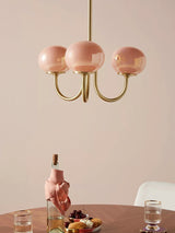 modern-marshmallow-pink-glass-pendant-light-gold-finish-ceiling-chandelier-lighting