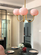 modern-marshmallow-pink-glass-pendant-light-gold-finish-ceiling-chandelier-lighting