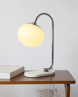 Elegant Geometric Table Lamp with Pink Glass Shade and Marble Base Gold Finish