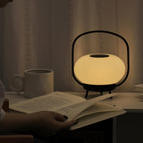 Portable LED Table Lamp with Built in Battery Cordless Retro Accent Lighting for Indoors