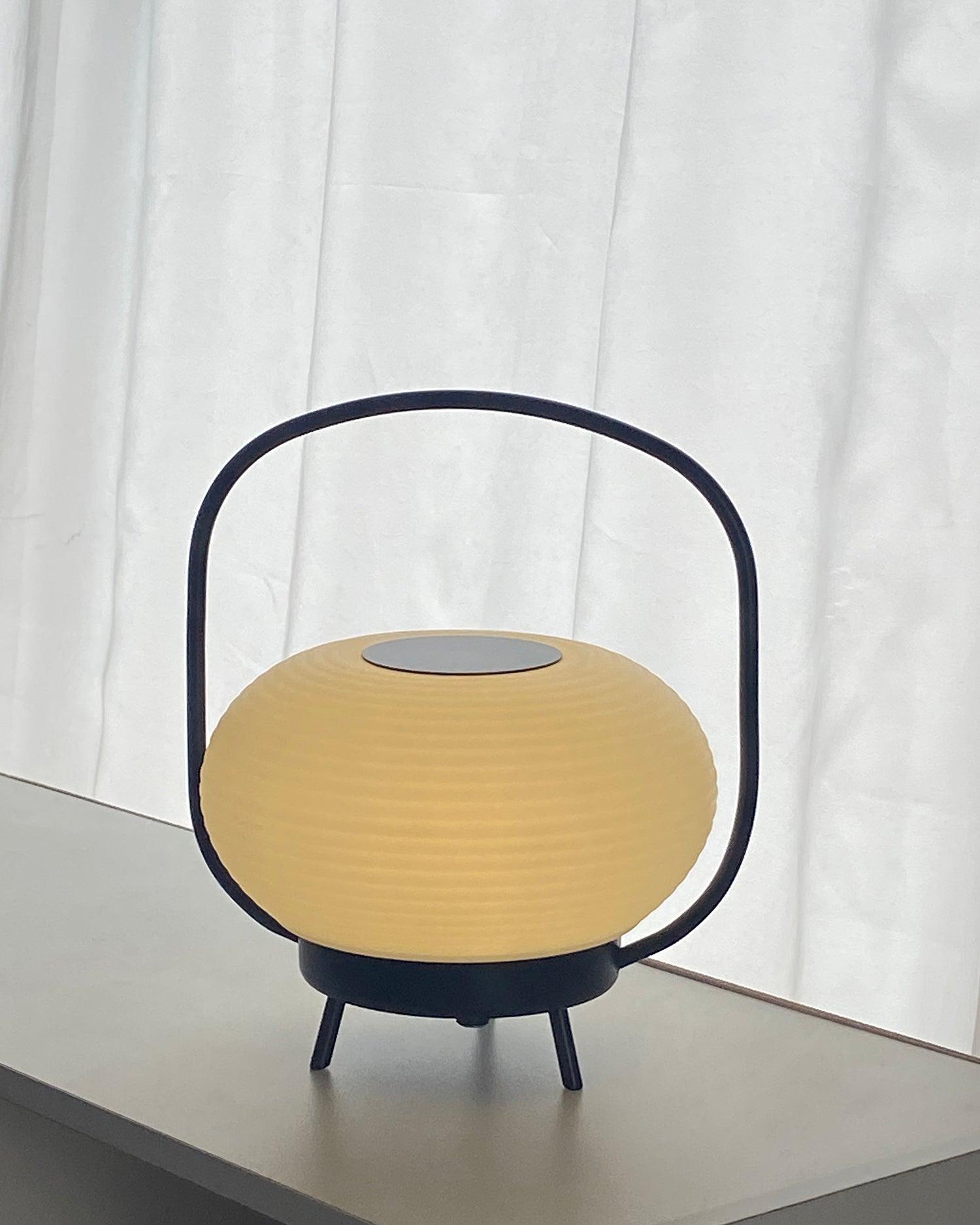 Portable LED Table Lamp with Built in Battery Cordless Retro Accent Lighting for Indoors