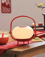 Portable LED Table Lamp with Built in Battery Cordless Retro Accent Lighting for Indoors