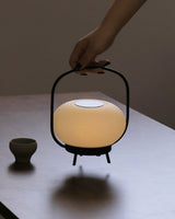 Portable LED Table Lamp with Built in Battery Cordless Retro Accent Lighting for Indoors