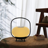 Portable LED Table Lamp with Built in Battery Cordless Retro Accent Lighting for Indoors