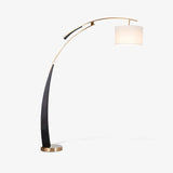 Elegant Arc Floor Lamp Large Curved Standing Light for Sofa and Dining Areas