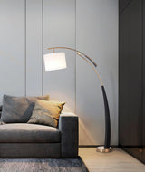 Elegant Arc Floor Lamp Large Curved Standing Light for Sofa and Dining Areas