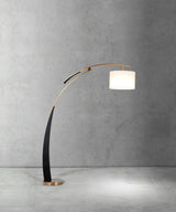 Elegant Arc Floor Lamp Large Curved Standing Light for Sofa and Dining Areas