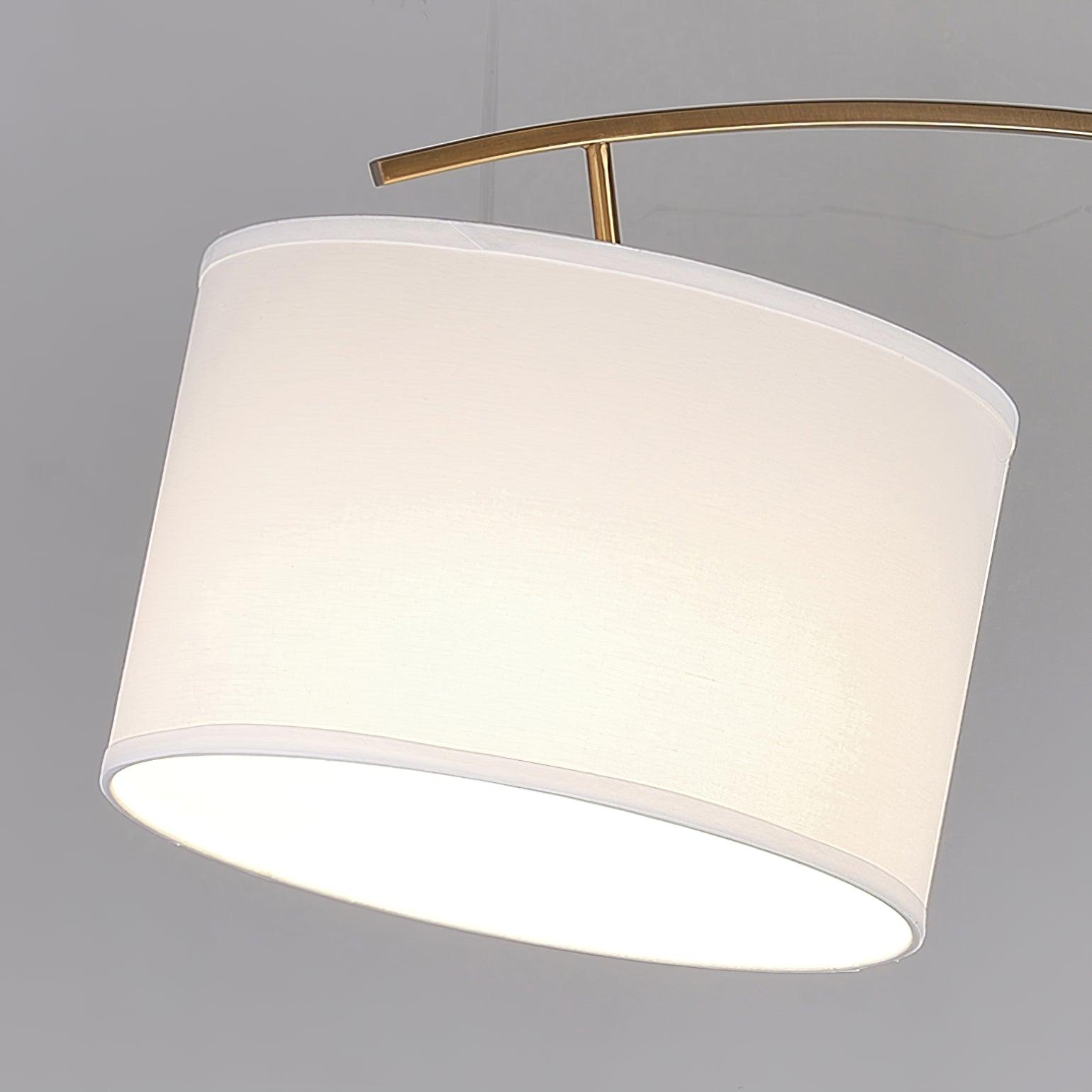 Elegant Arc Floor Lamp Large Curved Standing Light for Sofa and Dining Areas