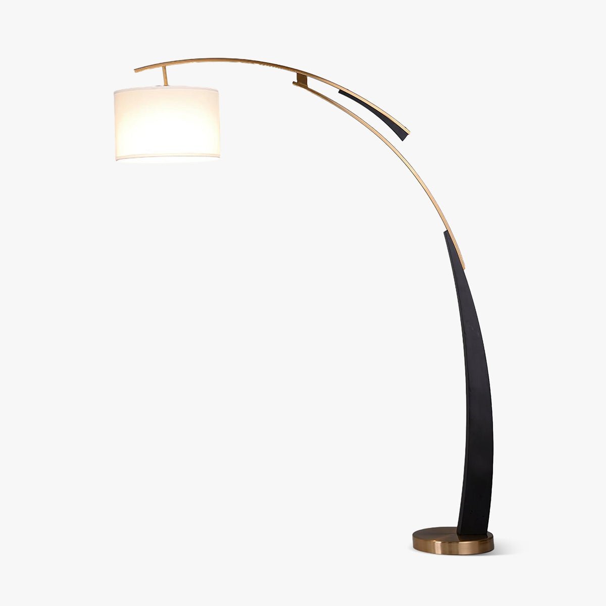 Elegant Arc Floor Lamp Large Curved Standing Light for Sofa and Dining Areas