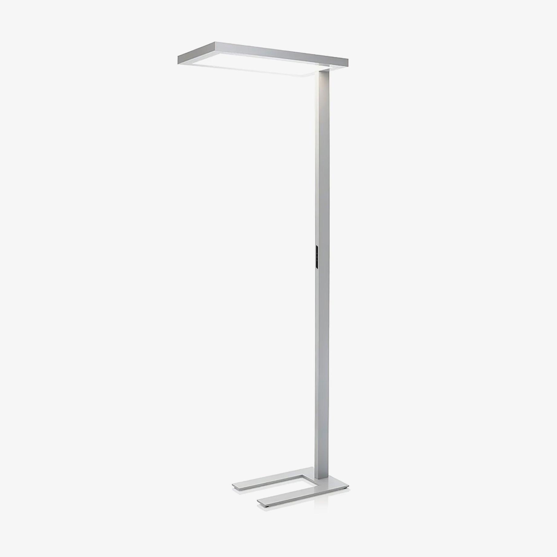 Matthis Modern LED Office Floor Lamp Aviation Grade Aluminum Standing Task Light White Finish