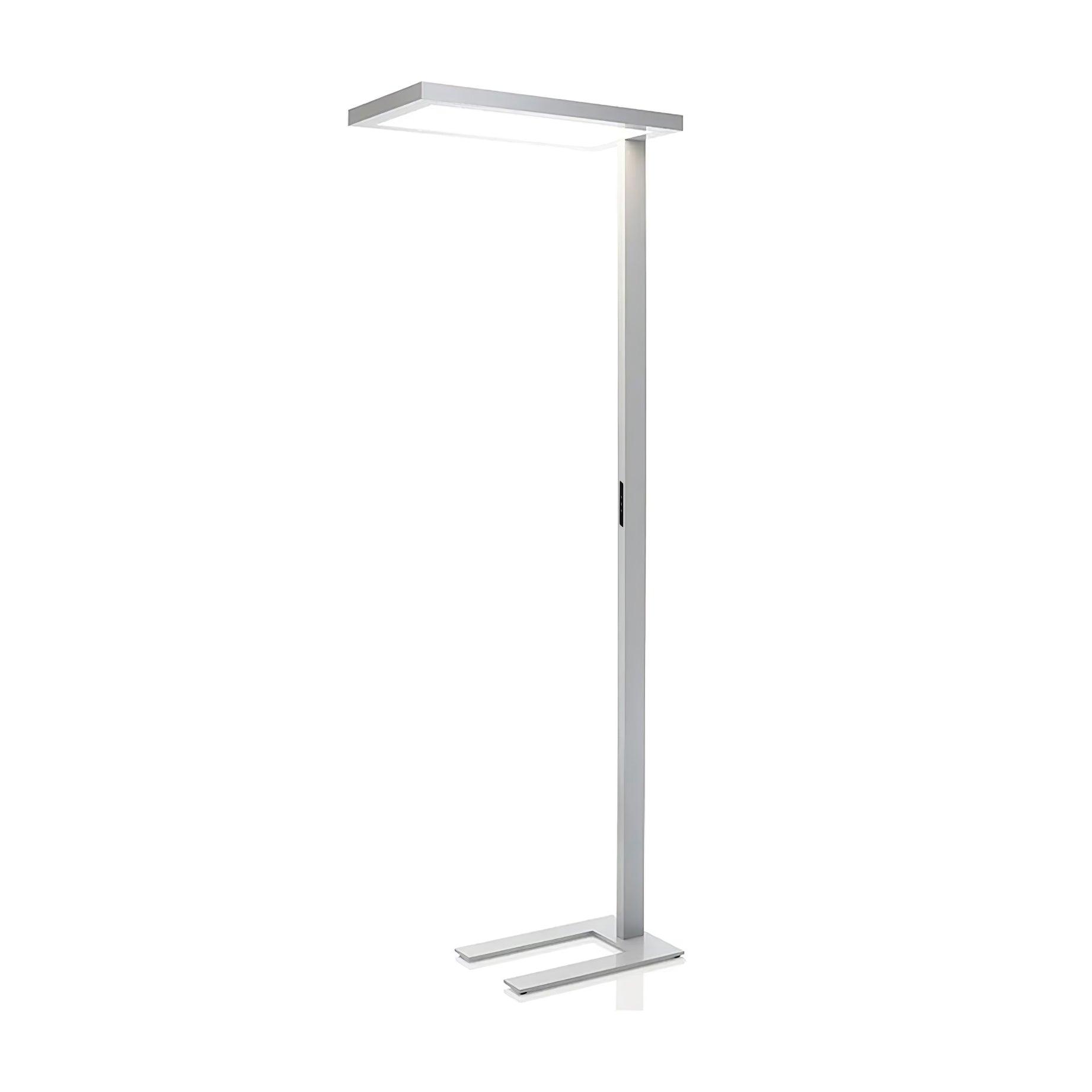 Matthis Modern LED Office Floor Lamp Aviation Grade Aluminum Standing Task Light White Finish